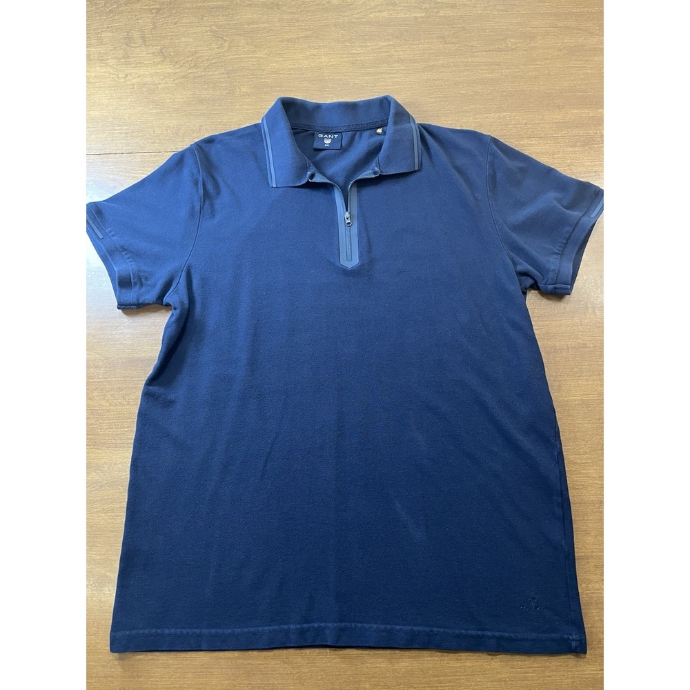 GANT Women's Navy‎ Polo Shirt Size 2XL Regular Ladies Collared Shirt